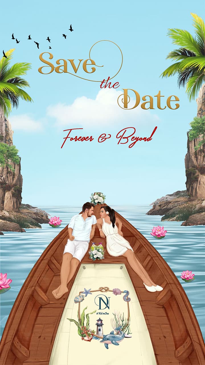 Save the Date Invitation Video for WhatsApp Status Download