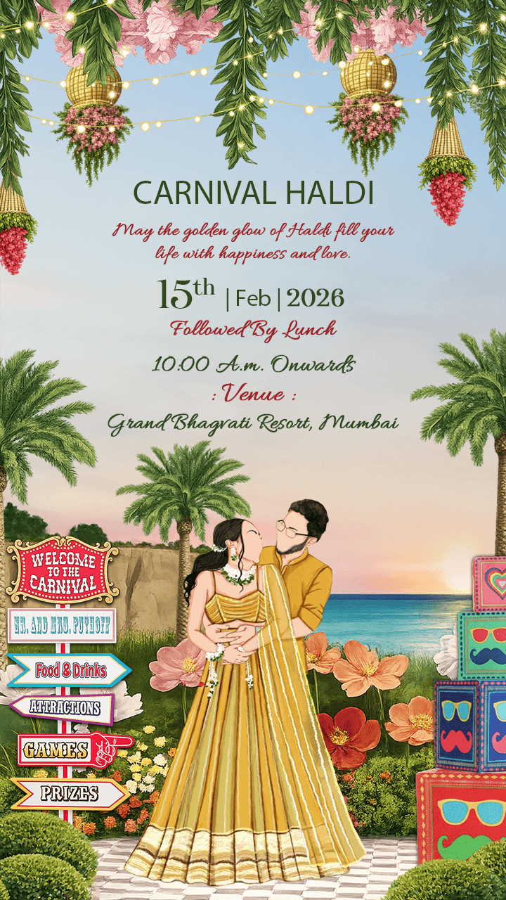 Haldi Ceremony Invitation Video for Your Special Day