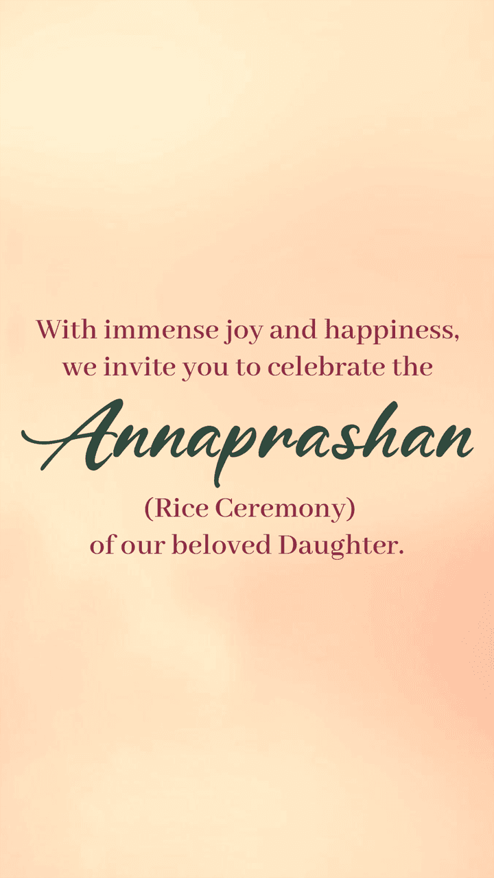 Annaprashan Sanskar Invitation Video