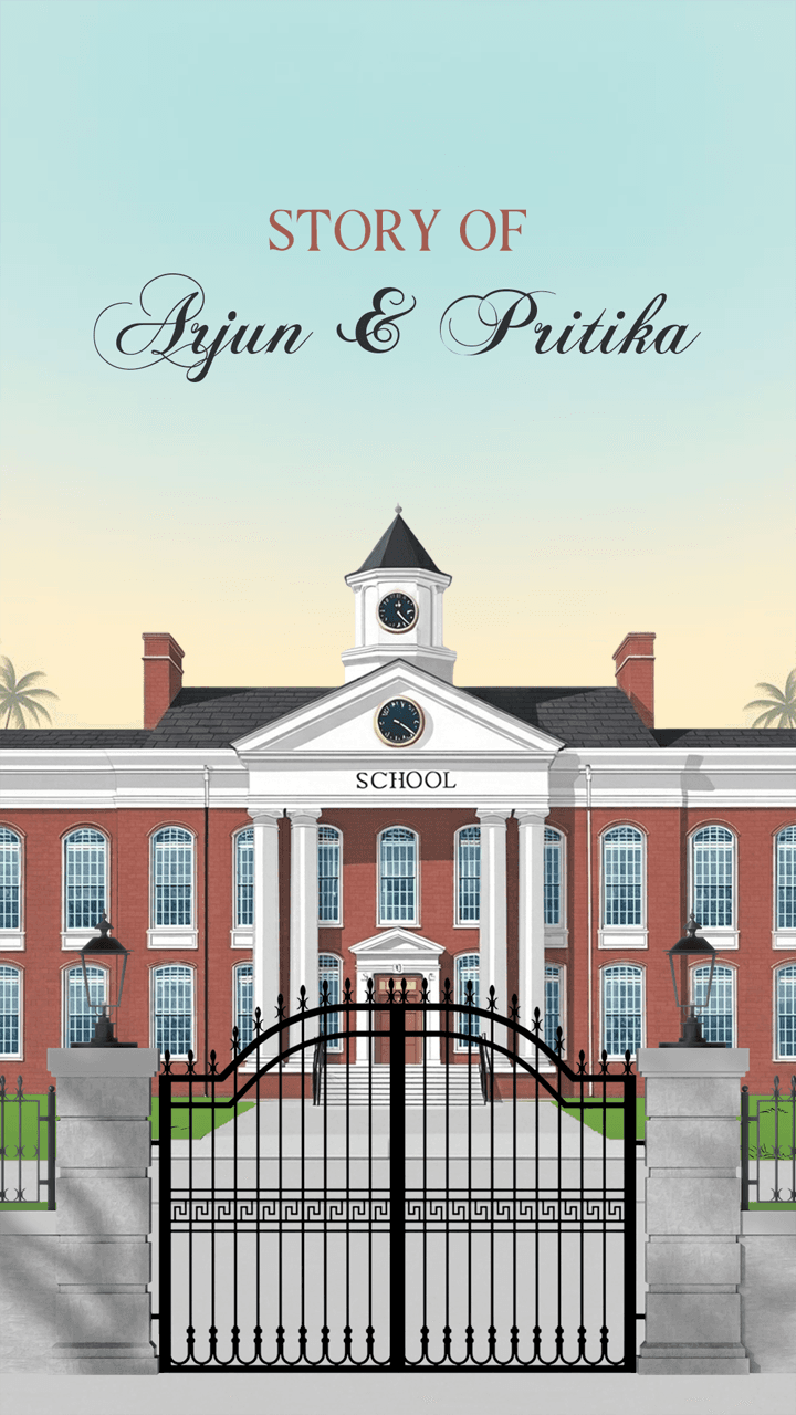 Elegant And Love Story Wedding Invite