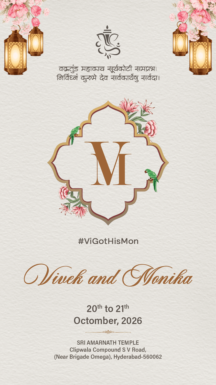 Latest Caricature Wedding Invitation Template Video