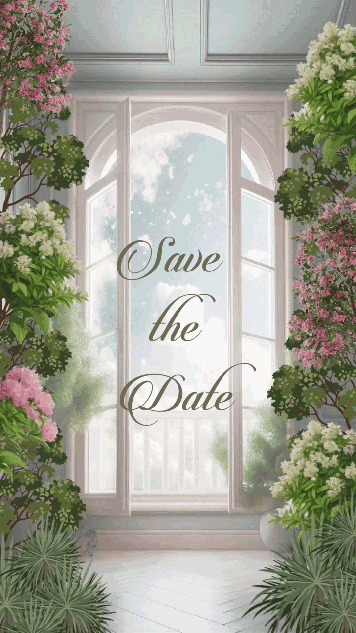 Save the Date Video for Elegant Wedding Announcements