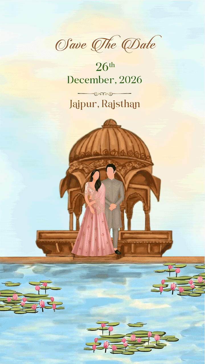 Save the Date Invitation Video to Announce Your Wedding