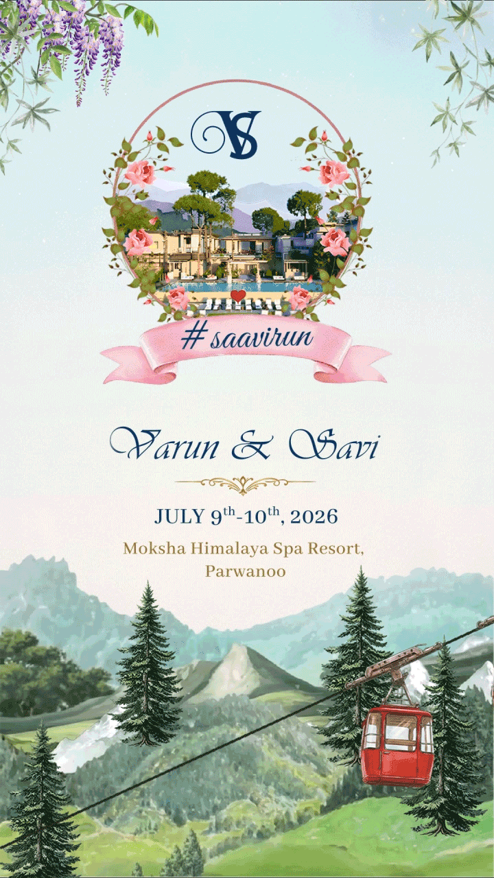 Wedding Invitation Video for Royal Wedding Celebrations